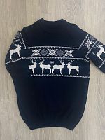 Джемпер женский вязаный "Олени"