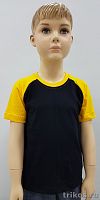 Футболка детская комбинированная