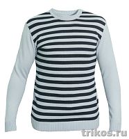 Джемпер мужской вязаный в полоску