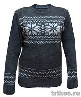 Джемпер вязаный "Цветок"