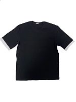 Футболка мужская (кулирка с лайкр.) кор.рукав комбинированная 