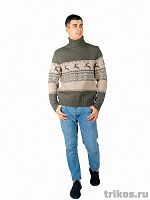 Свитер вязаный "Олени"