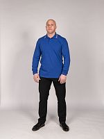 Рубашка поло мужская длин. рукав