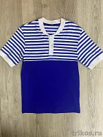 Рубашка поло воротник стойка кор.рукав