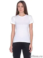 Футболка женская  кулирка с лайкр. корот. рукав