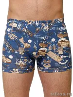 Трусы боксеры мужские набивка "часы"