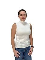 Водолазка женская вискоза без рукава 