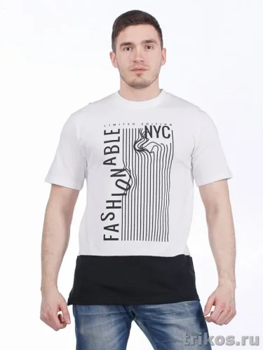 Футболка мужская короткий рукав с шелкографией Футболка мужская короткий рукав с шелкографией