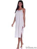 Сорочка женская длинная на лямках