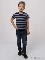 Футболка детская полоса короткий рукав