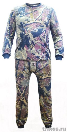 Термобелье нательное мужское КМФ (сэндвич)