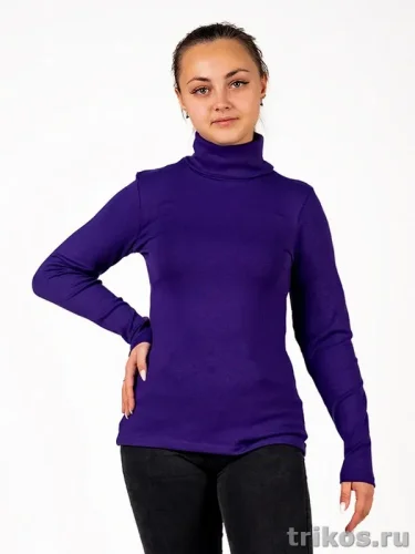 Водолазка женская вискоза утеплен.  длинный рукав 