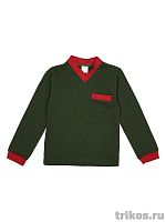 Толстовка 2-х нитка детская с карманам комбинированная
