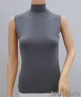 Водолазка женская вискоза без рукава 