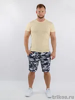 Шорты мужские футер петелька КМФ