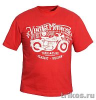 Футболка мужская Х/Б с шелкографией "VintageMotorcycle" 