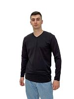 Футболка мужская  V-вырез. длин. рукав