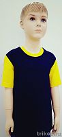 Футболка детская комбинированная