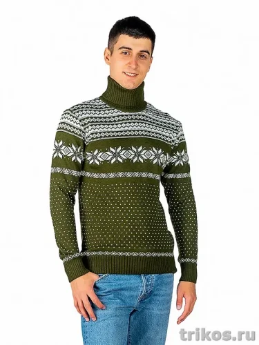 Свитер вязаный "Олени"