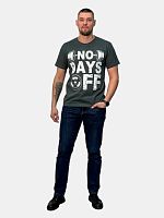 Футболка мужская Х/Б короткий рукав с шелкографией 