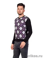 Джемпер вязаный  Ромб 