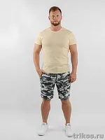 Шорты мужские футер петелька КМФ
