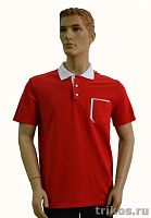 Рубашка поло короткий рукав пике комбинир,с карманом. Рубашка поло короткий рукав пике комбинир,с карманом.