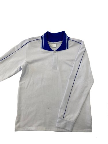 Рубашка поло футер 2-х нитка длин. рукав с кантом Рубашка поло футер 2-х нитка длин. рукав с кантом