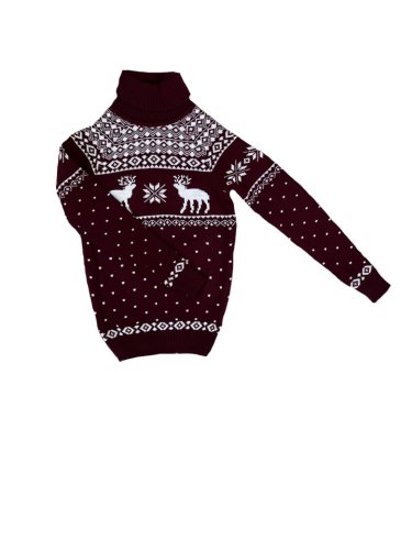 Свитер вязаный "Олени" Свитер вязаный "Олени"