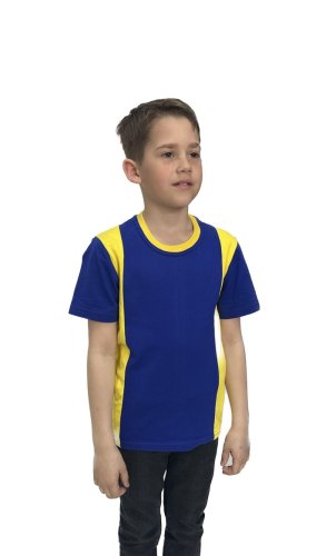 Футболка детская комбинированная