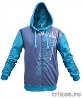 Толстовка с принтом и капюшоном на молнии  (Light)