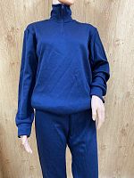 Белье нательное женское П/Ш т.синее с горловиной НА МОЛНИИ (ПОД ЗАКАЗ)