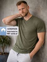 Футболка мужская V-обр.вырез