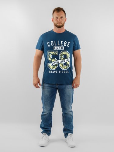 Футболка мужская Х/Б с шелкографией Футболка мужская Х/Б с шелкографией