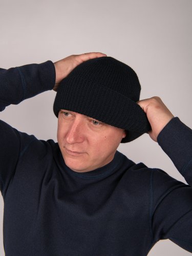 Шапка вязаная (двухслойная) Шапка вязаная (двухслойная)