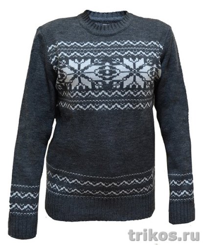 Джемпер вязаный "Цветок"