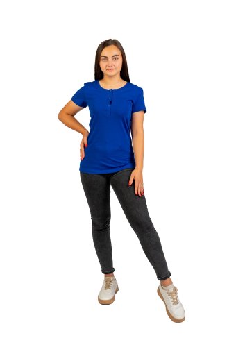 Футболка-поло женская кор.рукав 