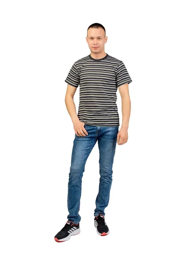 Футболка мужская полоса короткий рукав Футболка мужская полоса короткий рукав