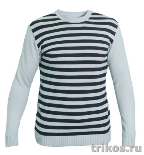 Джемпер мужской вязаный в полоску Джемпер мужской вязаный в полоску