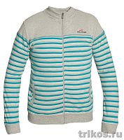 Толстовка мужская полоска без капюшона на молнии 