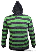 Свитшот мужской  полоса с капюшоном