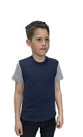 Футболка детская комбинированная