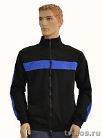 Олимпийка со вставками,карман на молнии