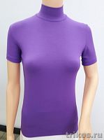 Водолазка женская  вискоза кор. рукав 