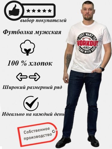 Футболка мужская Х/Б короткий рукав с шелкографией Футболка мужская Х/Б короткий рукав с шелкографией