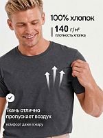 Футболка мужская Х/Б кор.рукав 