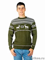 Джемпер мужской вязаный "Олени"