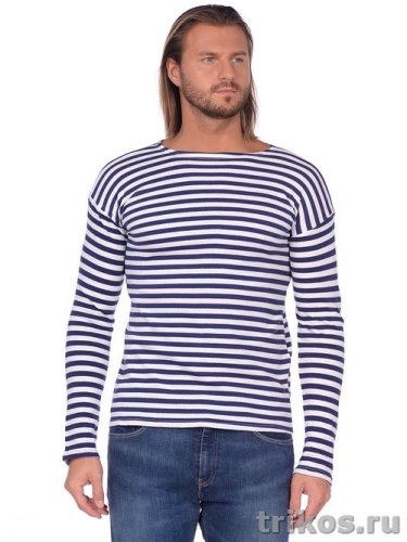 Тельняшка мужская (интерлок) полоса Тельняшка мужская (интерлок) полоса