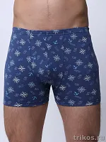 Трусы боксеры мужские набивка "звезда"
