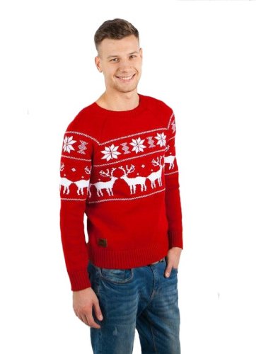 Джемпер вязаный "Олени" Джемпер вязаный "Олени"